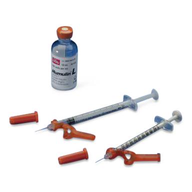 Hypodermic Needle with Fixed-Needle Insulin Syringes